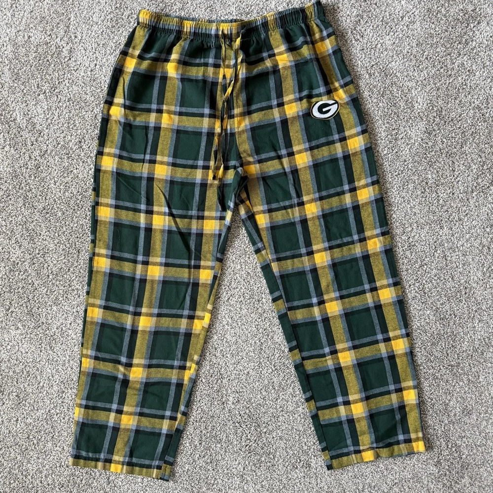 GREEN BAY PACKERS MENS‎ SLEEP LOUNGE PAJAMA PANT  100% COTTON XL